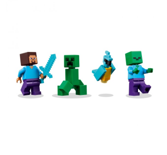 Конструктор LEGO Minecraft Будинок із вибухівки в джунглях (21275)