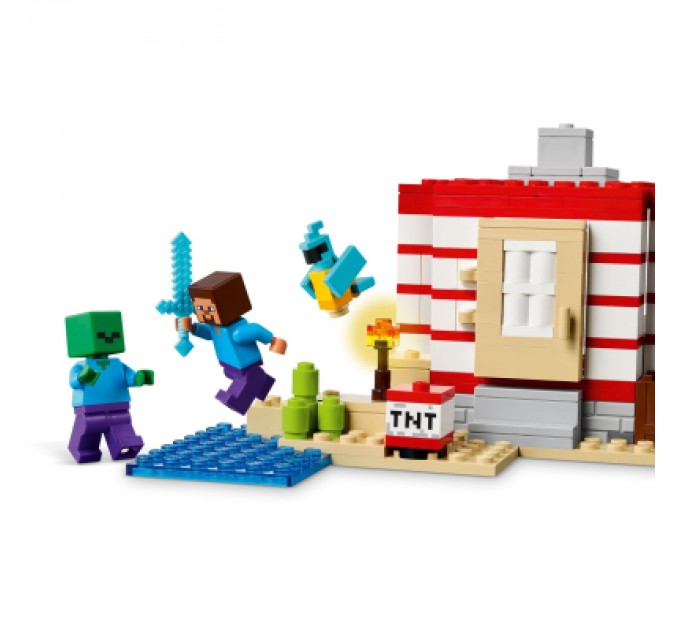 Конструктор LEGO Minecraft Будинок із вибухівки в джунглях (21275)