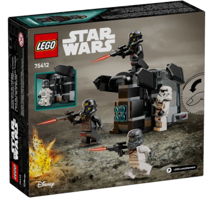 LEGO Конструктор LEGO Star Wars Бойовий набір «Боєць смерті та Нічний піхотинець» (75412-)