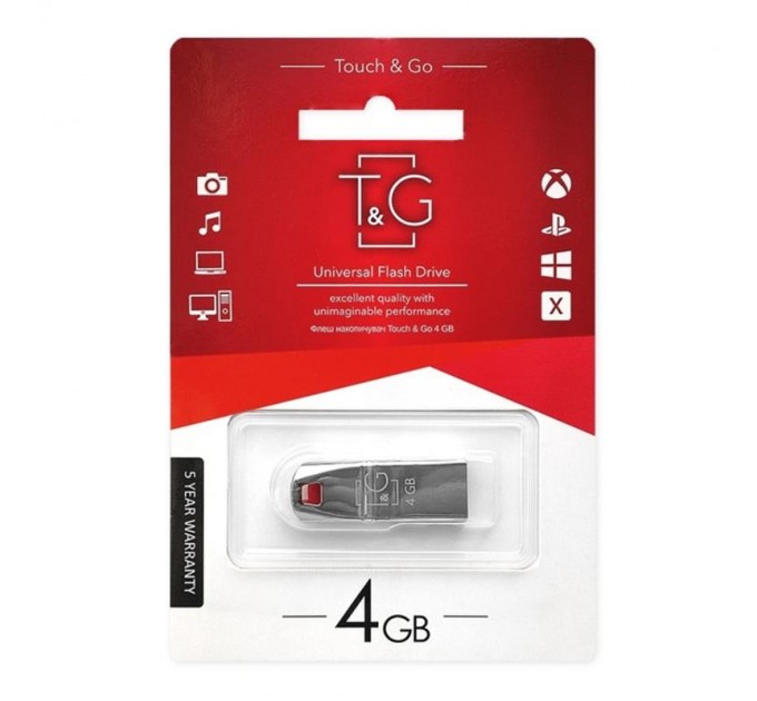 T&G Флеш-накопичувач USB 4GB T&G 115 Stylish Series (TG115-4G)
