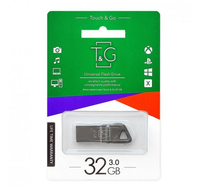 T&G Флеш-накопичувач USB 32GB T&G 114 Metal Series (TG114-32G3)