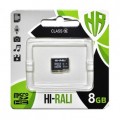 Hi-Rali Карта пам`ятi MicroSDHC 8GB Class 10 Hi-Rali (HI-8GBSDCL10-00)