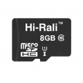 Hi-Rali Карта пам`ятi MicroSDHC 8GB UHS-I Class 10 Hi-Rali (HI-8GBSD10U1-00)