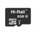Hi-Rali Карта пам`ятi MicroSDHC 8GB UHS-I Class 10 Hi-Rali (HI-8GBSD10U1-00)