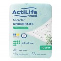 ActiLife Пелюшки для малюків ActiLife Med Super 60 х 60, 10 шт (4820174981440)