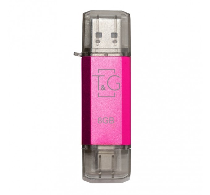 T&G Флеш-накопичувач USB 8GB Type-C T&G 009 Star Series Fuchsia (TG009TC-8GFC)