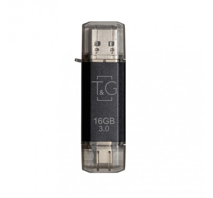 T&G Флеш-накопичувач USB 3.0 16GB Type-C T&G 009 Star Series Black (TG009TC-16GBK3)