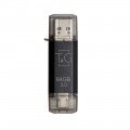Флеш-накопичувач USB 3.0 64GB Type-C T&G 009 Star Series Black (TG009TC-64GBK3)
