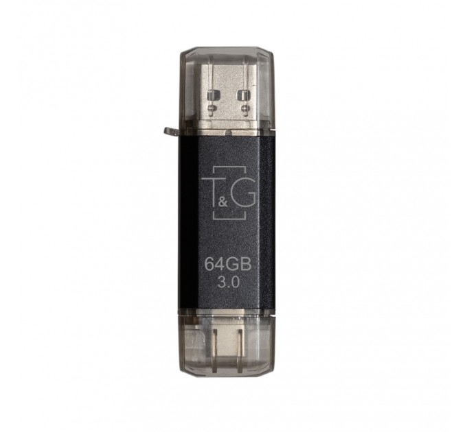 Флеш-накопичувач USB 3.0 64GB Type-C T&G 009 Star Series Black (TG009TC-64GBK3)