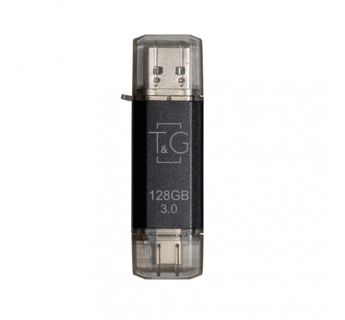 T&G Флеш-накопичувач USB 3.0 128GB Type-C T&G 009 Star Series Black (TG009TC-128GBK3)