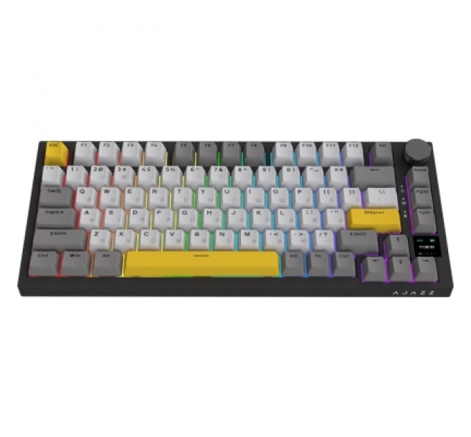 Ajazz Клавіатура Ajazz AK820 Pro Gift Switch Black RGB USB/Wireless/Bluetooth UA Black (AK820PRO-G-BGY)