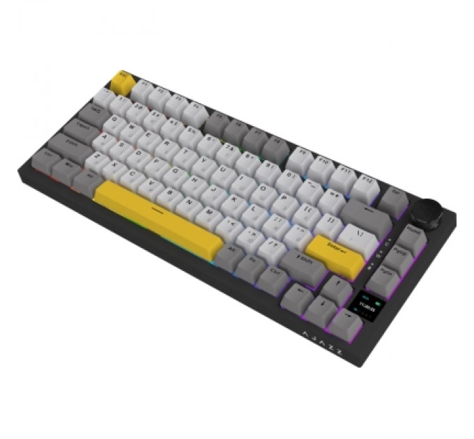 Ajazz Клавіатура Ajazz AK820 Pro Flying Fish Switch Black RGB USB/Wireless/Bluetooth UA Black (AK820PRO-FF-BGY)