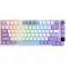 Клавіатура Ajazz AK820 Pro Gift Switch Purple RGB USB/Wireless/Bluetooth UA Purple (AK820PRO-G-PWB)