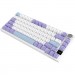 Клавіатура Ajazz AK820 Pro Gift Switch Purple RGB USB/Wireless/Bluetooth UA Purple (AK820PRO-G-PWB)