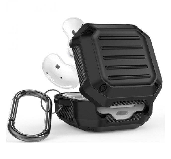 Protective Чохол для навушників Protective TPU BeCover для Samsung Galaxy Buds 2 / Buds Live / Buds Pro Black (705687)