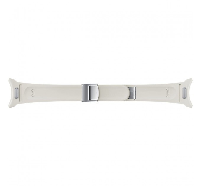 Samsung Ремінець Samsung D-Buckle Hybrid Eco-Leather Band для Samsung Galaxy (20mm, S/M) / Watch 4 / Watch 5 / Watch 6 Cream (ET-SHR93SUEGEU)
