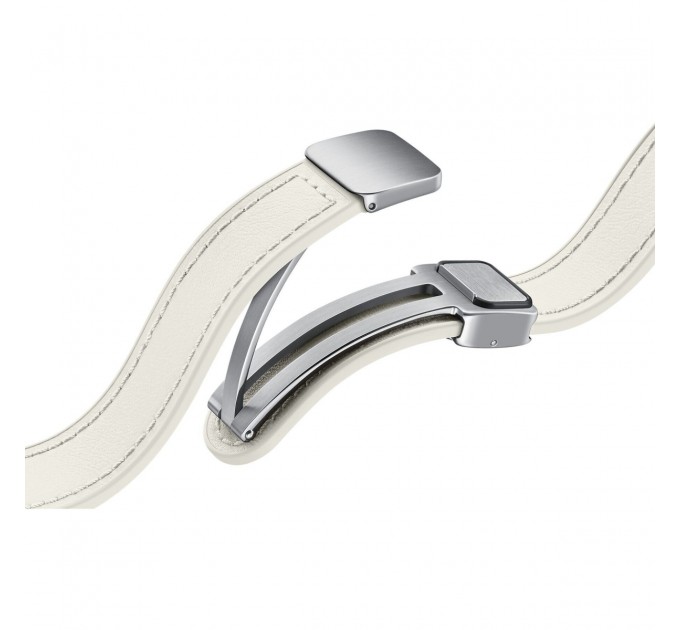 Samsung Ремінець Samsung D-Buckle Hybrid Eco-Leather Band для Samsung Galaxy (20mm, S/M) / Watch 4 / Watch 5 / Watch 6 Cream (ET-SHR93SUEGEU)