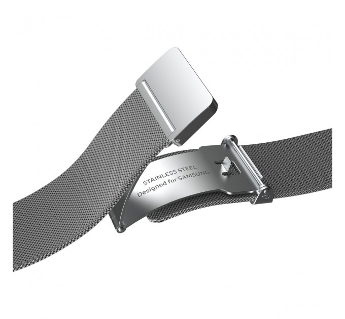 Samsung Ремінець Samsung Milanese Band для Samsung Galaxy (20mm, S/M) / Watch 4 / Watch 5 / Watch 6 Silver (GP-TYR860SAASU)