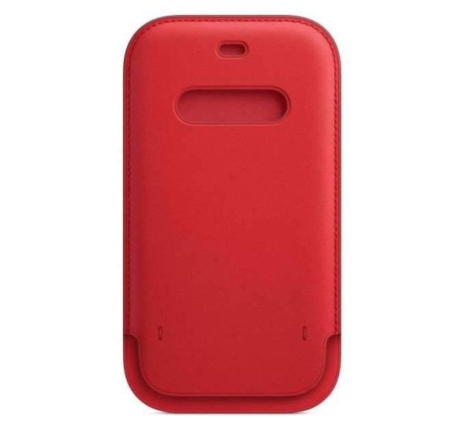 Apple Чохол-кишеня Apple Leather Sleeve with MagSafe для Apple iPhone 12 Mini Red (MHMR3)