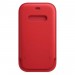 Apple Чохол-кишеня Apple Leather Sleeve with MagSafe для Apple iPhone 12 Mini Red (MHMR3)