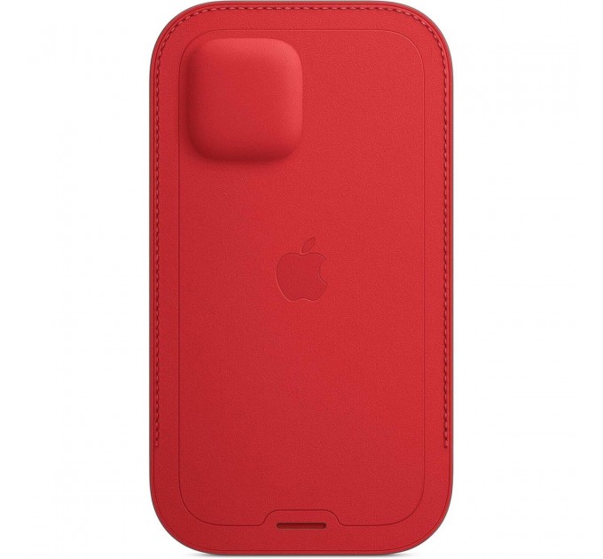 Apple Чохол-кишеня Apple Leather Sleeve with MagSafe для Apple iPhone 12 Mini Red (MHMR3)