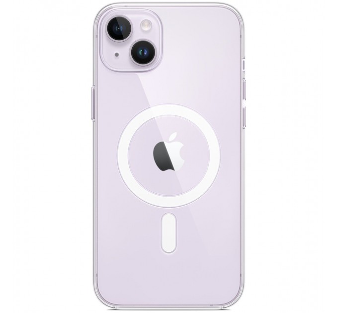 Чохол-накладка Apple Clear Case with MagSafe для Apple iPhone 14 Plus Transparent (MPU43)