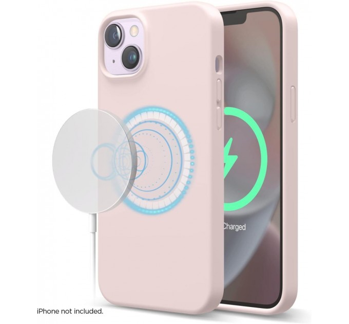 Elago Чохол-накладка Elago Silicone Case with MagSafe для Apple iPhone 14 Plus Lovely Pink (ES14MSSC67-LPK)