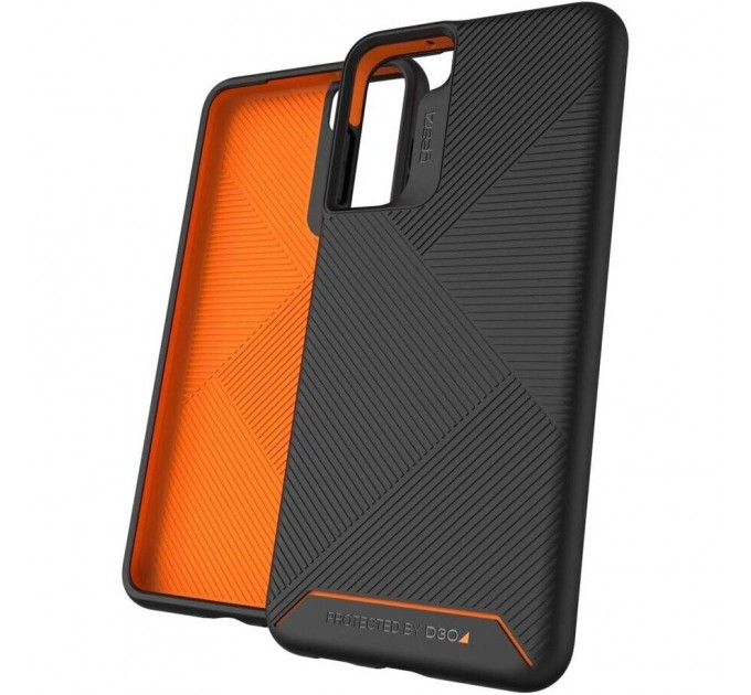 Чохол-накладка Zagg Gear4 Denali для Samsung Galaxy S21 SM-G991 Black/Red (702007299 / 702007459)