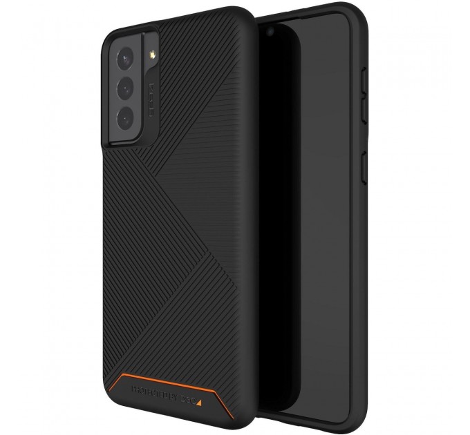 Чохол-накладка Zagg Gear4 Denali для Samsung Galaxy S21 SM-G991 Black/Red (702007299 / 702007459)
