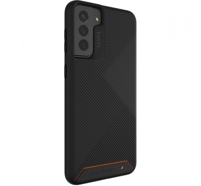 Чохол-накладка Zagg Gear4 Denali для Samsung Galaxy S21 SM-G991 Black/Red (702007299 / 702007459)