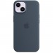 Apple Чохол-накладка Apple Silicone Case with MagSafe для Apple iPhone 14 Storm Blue (MPRV3)