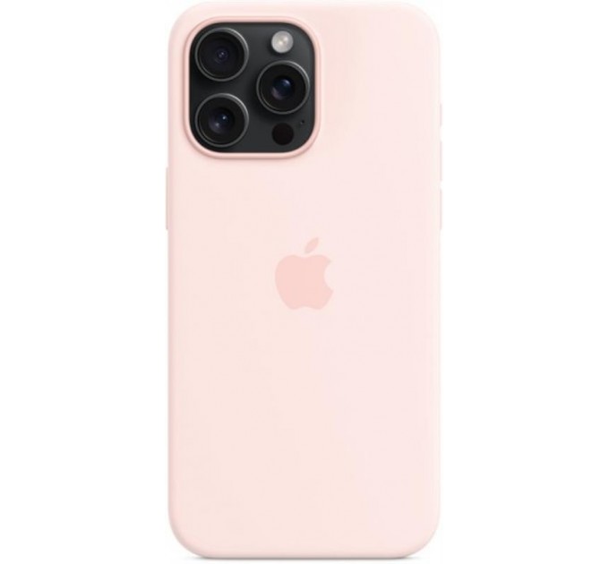 Чохол-накладка Apple Silicone Case with MagSafe для Apple iPhone 15 Pro Max Light Pink (MT1U3)