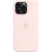 Чохол-накладка Apple Silicone Case with MagSafe для Apple iPhone 15 Pro Max Light Pink (MT1U3)