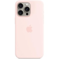Чохол-накладка Apple Silicone Case with MagSafe для Apple iPhone 15 Pro Max Light Pink (MT1U3)
