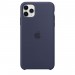 Чохол-накладка Apple Silicone Case для Apple iPhone 11 Pro Max Midnight Blue (MWYW2)