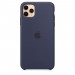 Чохол-накладка Apple Silicone Case для Apple iPhone 11 Pro Max Midnight Blue (MWYW2)