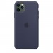 Чохол-накладка Apple Silicone Case для Apple iPhone 11 Pro Max Midnight Blue (MWYW2)