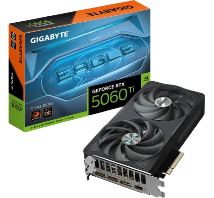Відеокарта GIGABYTE GeForce RTX5060Ti 16Gb EAGLE OC (GV-N506TEAGLE OC-16GD)