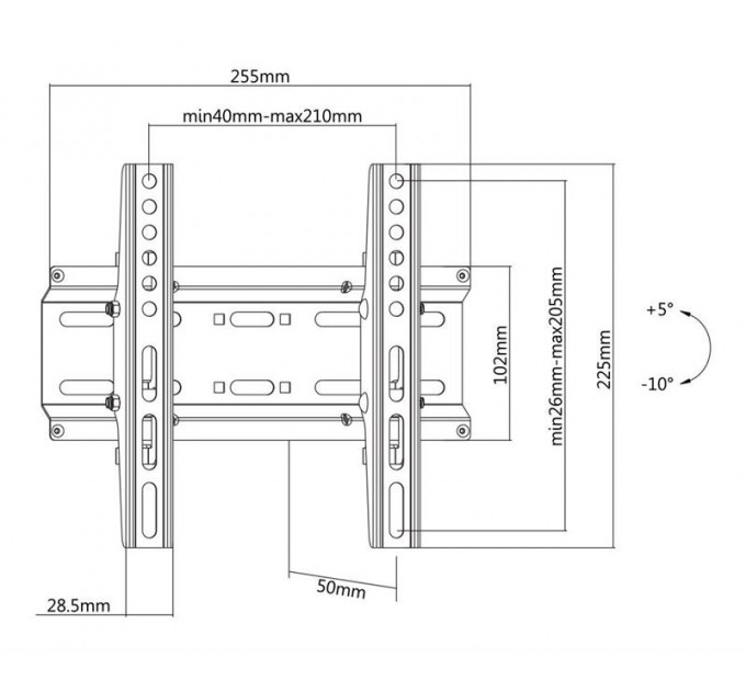 Satelit Кронштейн Satelit 19-49TILT200 (VESA200х200)