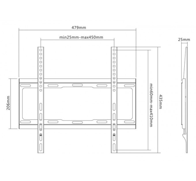 Satelit Кронштейн Satelit 32-65FIX400 (VESA400х400)