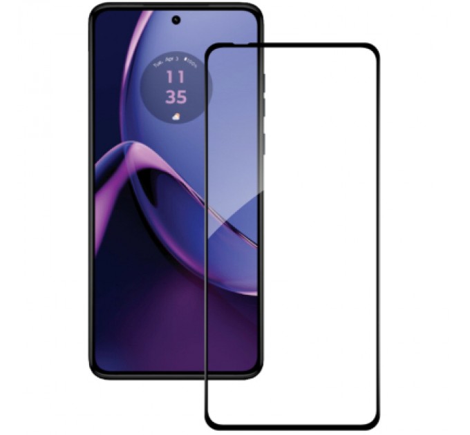 ACCLAB Скло захисне ACCLAB Full Glue Moto G84 Black (1283126582332)