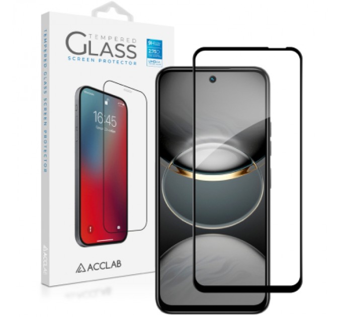 ACCLAB Скло захисне ACCLAB Full Glue Tecno Spark 30C Black (1283126599347)