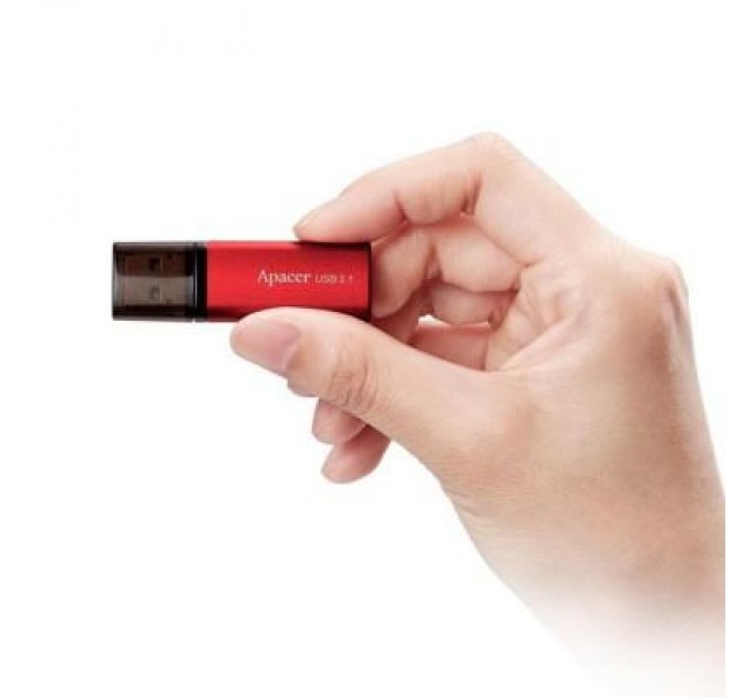 Apacer USB флеш накопичувач Apacer 64GB AH25B Red USB 3.1 Gen1 (AP64GAH25BR-1)