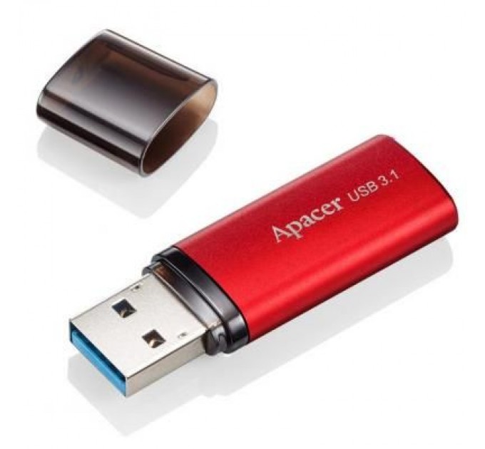 Apacer USB флеш накопичувач Apacer 64GB AH25B Red USB 3.1 Gen1 (AP64GAH25BR-1)