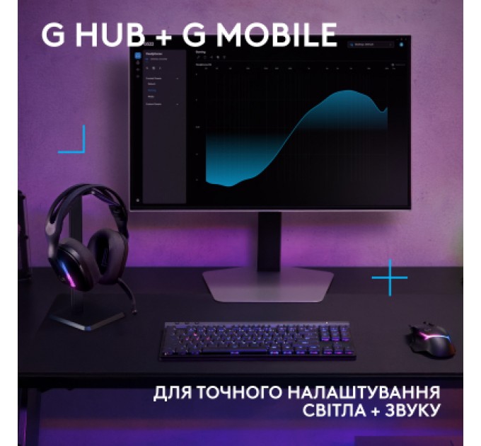 Logitech Навушники Logitech G522 Lightspeed Wireless Gaming Headset Black (981-001544)
