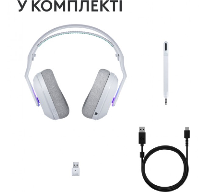 Навушники Logitech G522 Lightspeed Wireless Gaming Headset White (981-001550)