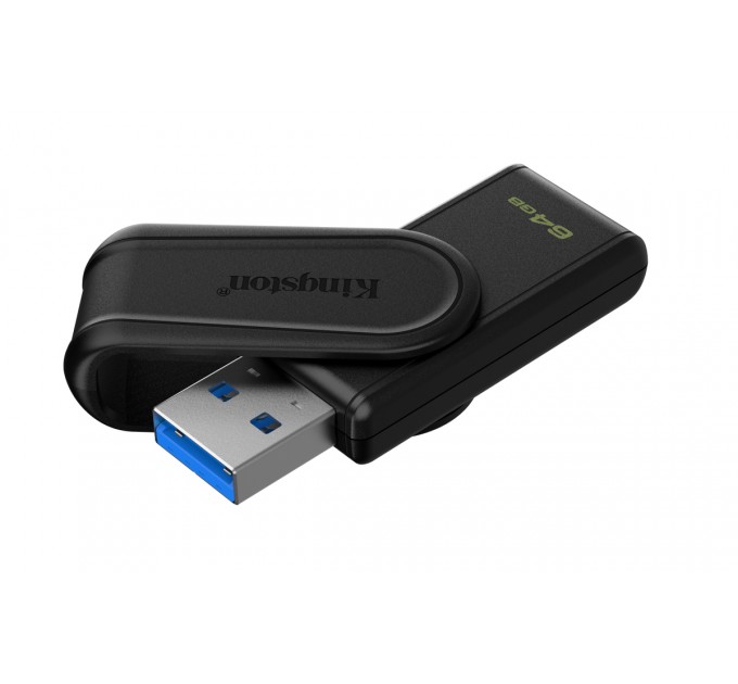 Флеш-накопичувач USB3.2 64GB Kingston DataTraveler Exodia S Black (DTXS/64GB)