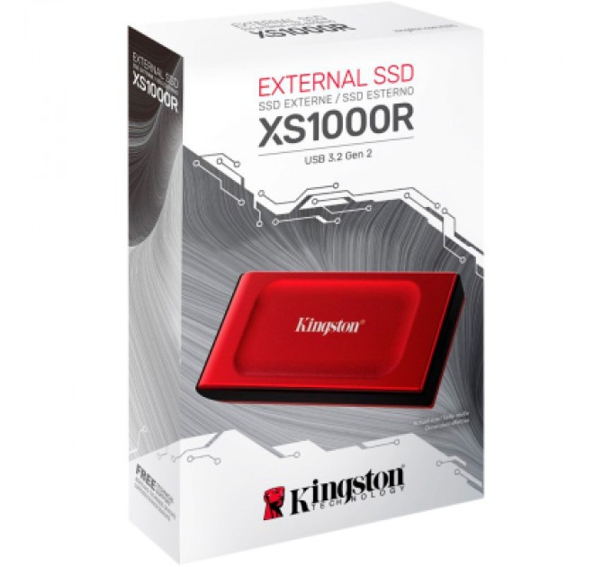 Kingston Накопичувач SSD USB Type-C 2TB XS1000 Kingston (SXS1000R/2000GA)
