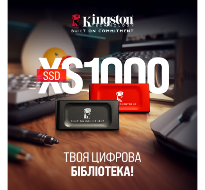 Накопичувач SSD USB Type-C 1TB XS1000 Kingston (SXS1000R/1000GA)