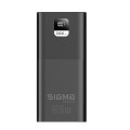 Батарея універсальна Sigma X-power SI30A6QLX 30000mAh, PD/65W, LED, cable 100w, black (4827798835111)